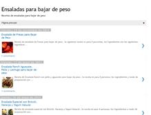 Tablet Screenshot of ensaladasparabajardepeso.com